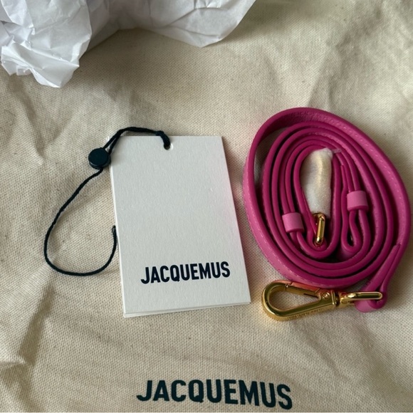 NWT Jacquemus Le Chiquito Noeud bag in pink - Picture 13 of 15